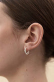 La Tribe Double Ivy Hoop - Silver
