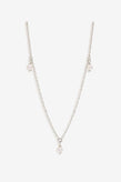 By Charlotte Tear Drop Pearl Choker - Silver