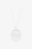 By Charlotte Everything You Are Is Enough Necklace Large - Silver