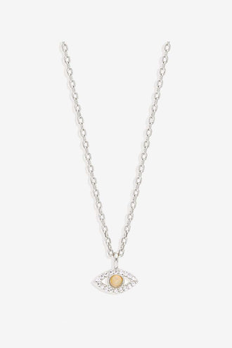By Charlotte Eye Of Intuition Necklace - Silver
