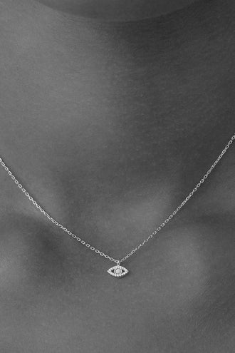 By Charlotte Eye Of Intuition Necklace - Silver