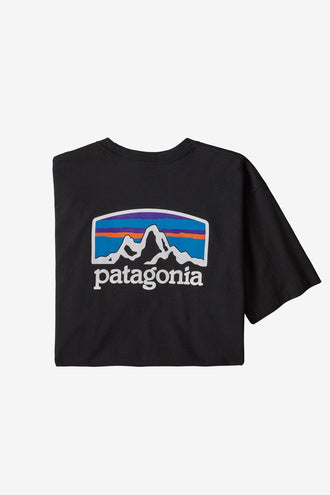 Patagonia Fitz Roy Horizons Responsibili Tee - Black