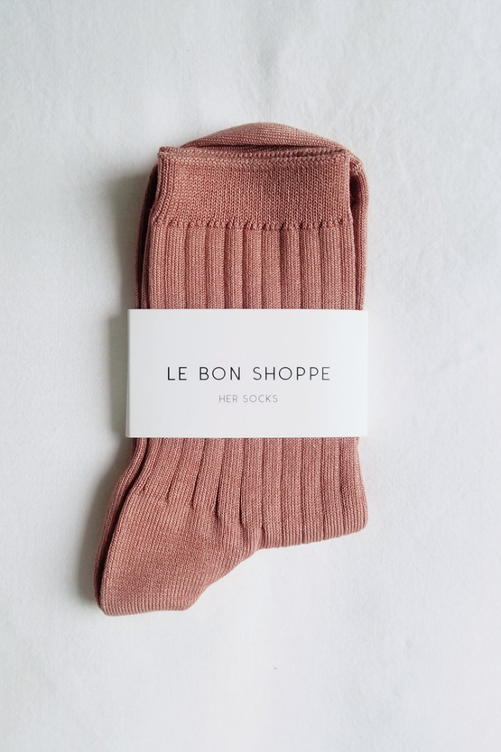 Le Bon Shoppe Her Socks Cotton - Nude Peach
