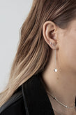 Stolen Girlfriends Club Falling Stolen Heart Earring - Silver