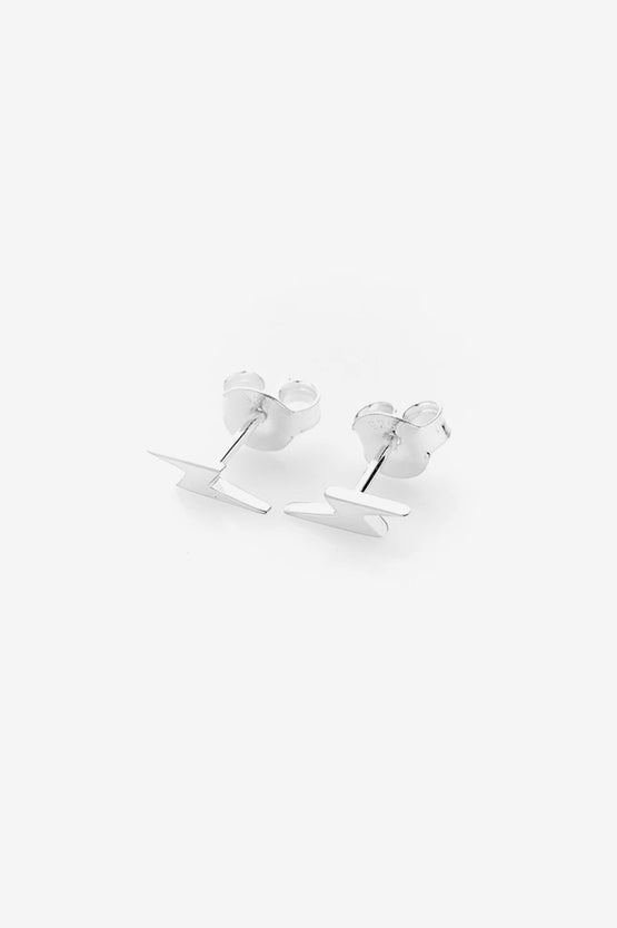 Stolen Girlfriends Club I'll Be Lightening Earrings - Silver