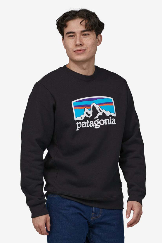 Patagonia Fitz Roy Horizons Crew - Black