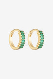 Porter Jewellery Gemini Huggies 8MM - Emerald