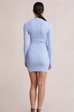 Bec & Bridge Harper Knit Mini Dress - Sky Blue