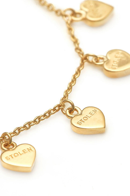 Stolen Girlfriends Club Stolen Heart Bracelet - 18K Gold