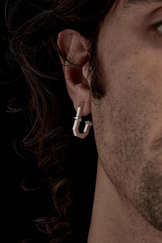 Stolen Girlfriends Club Helsing Maxi Earrings - Silver