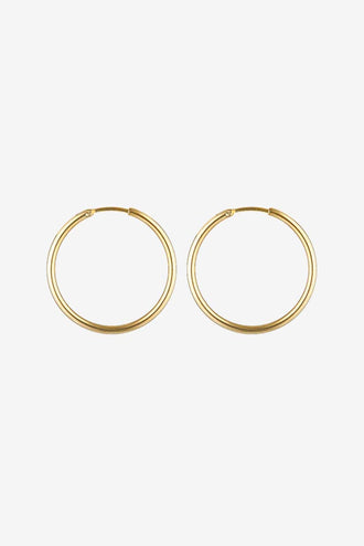 Porter Jewellery 90's Hoops 25MM - Gold