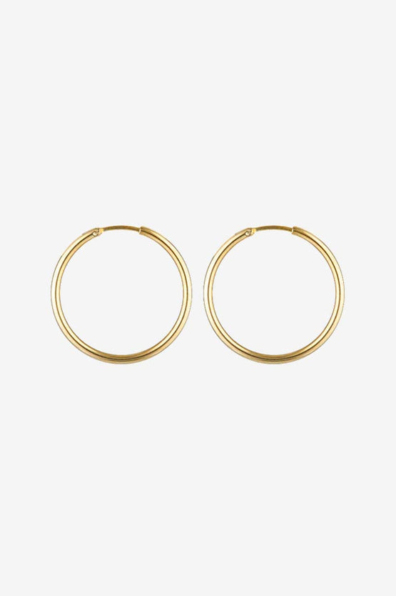 Porter Jewellery 90's Hoops 25MM - Gold