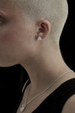 Stolen Girlfriends Club Love Claw Earrings - Rose Quartz