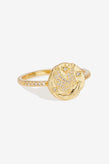 By Charlotte I Am Love & Light Ring - Gold