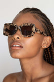 Lu Goldie Mia Sunglasses - Choc Tort
