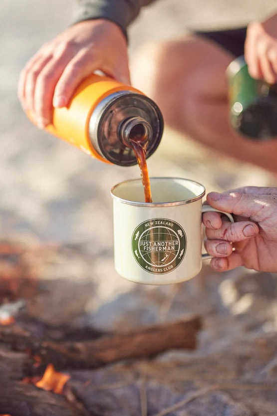 Just Another Fisherman Global Angler Mug - Natural