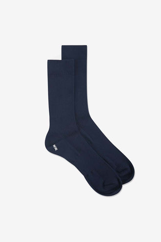 Wood Wood Nathan Wool Socks - Navy