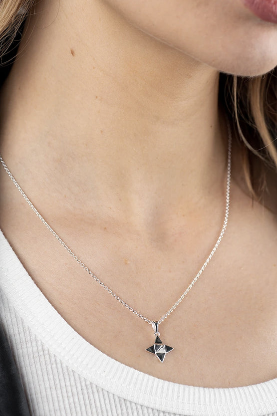 Stolen Girlfriends Club Ninja Star Necklace - Silver