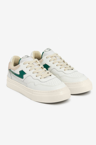 S.W.C Pearl S-Strike Leather - White & Green