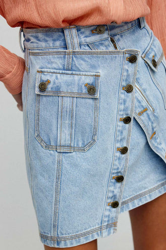Significant Other Phoebe Skirt - Blue