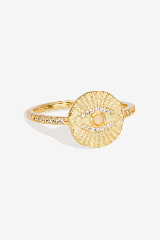 By Charlotte I Am Protected Ring - Gold