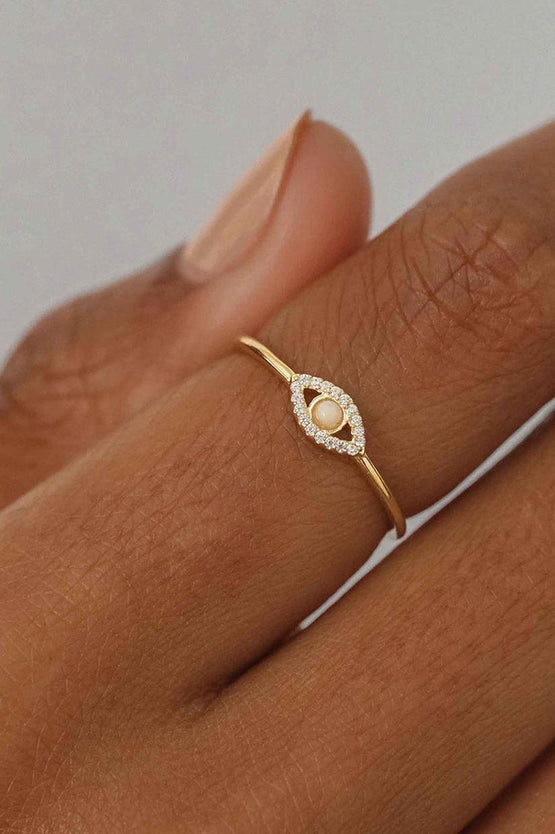 By Charlotte Eye Of Intuition Ring - Gold