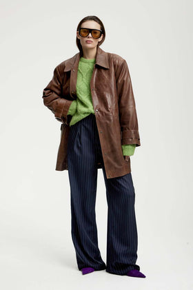 Gestuz RueGZ OZ Coat - Vintage Brown