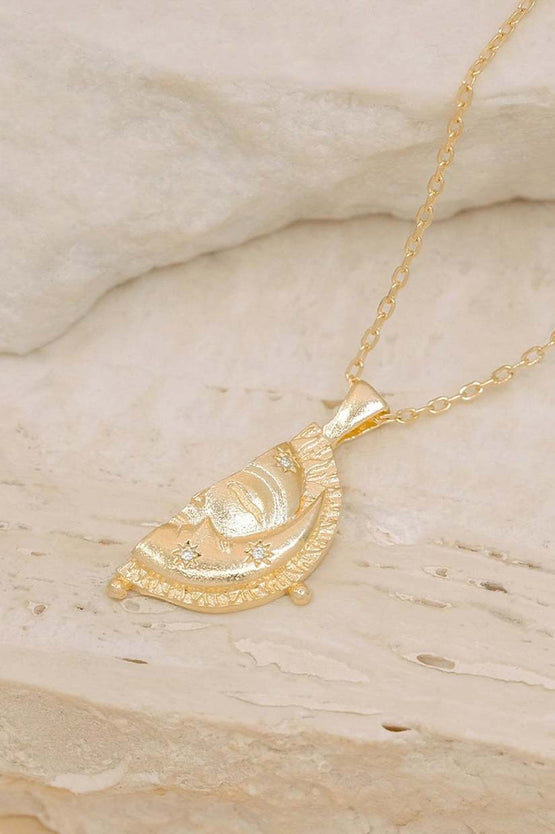 By Charlotte Safe In Your Soul Necklace - Gold