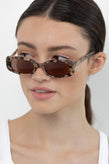 Lu Goldie Solene Sunglasses - Choc Tort