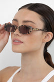 Lu Goldie Solene Sunglasses - Choc Tort