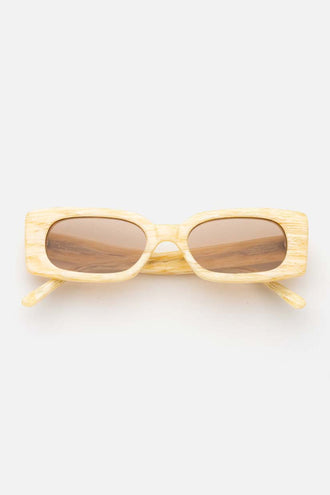 Lu Goldie Salome Sunglasses - Banana Milk