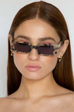 Lu Goldie Salome Sunglasses - Choc Tort