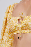 Significant Other Sasha Top - Champagne Pansy