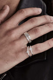 Stolen Girlfriends Club Infinity Serif Band - Silver