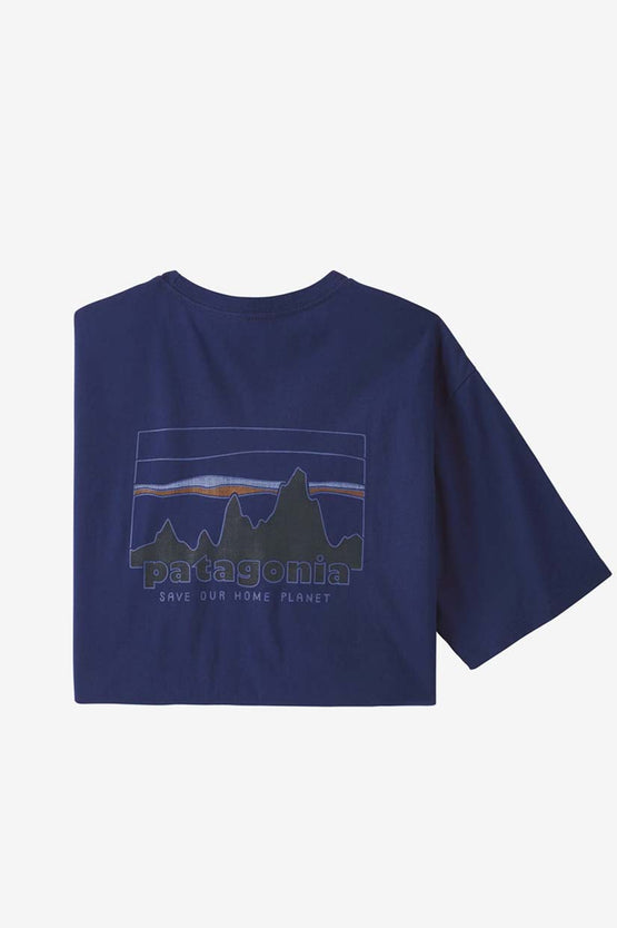 Patagonia '73 Skyline T-Shirt - Sound Blue