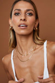 Porter Jewellery Hailey Snake Necklace 4MM - Gold