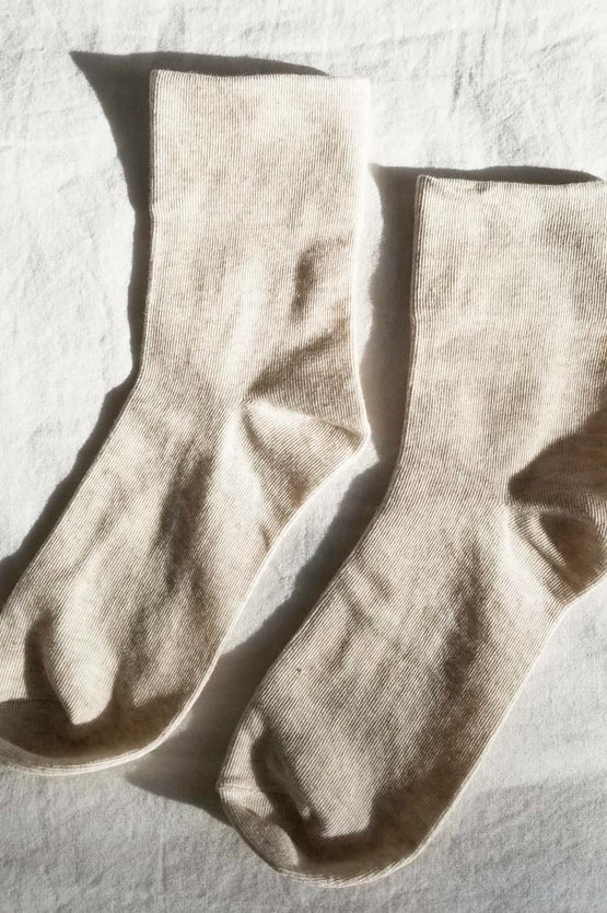 Le Bon Shoppe Sneaker Socks - Oatmeal