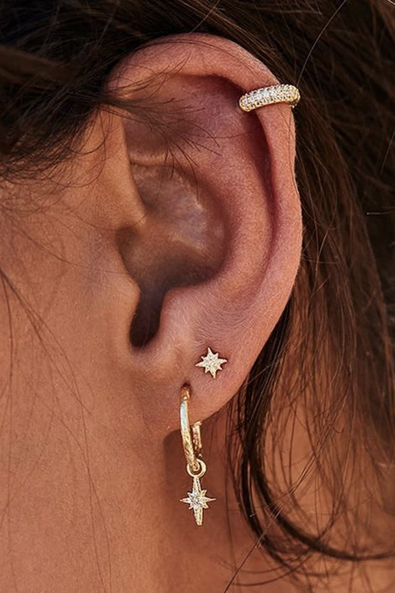 By Charlotte Starlight Earrings - Gold
