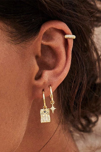 By Charlotte Starlight Hoops - Gold