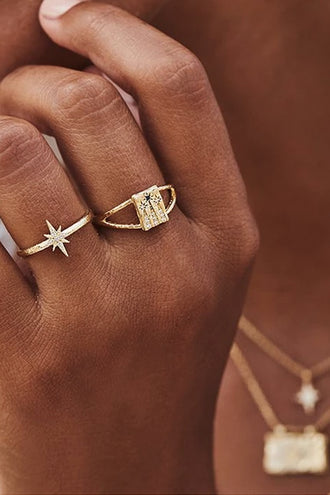 By Charlotte Starlight Ring - Gold