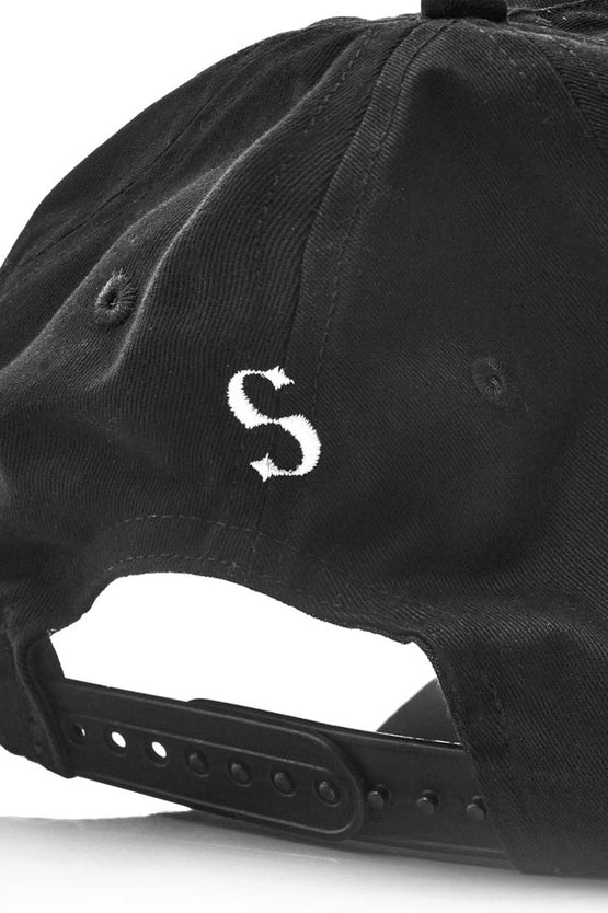 Stolen Girlfriends Club Text Logo Cap - Washed Black