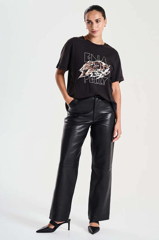 Ena Pelly Tigers Eye Tee - Washed Black