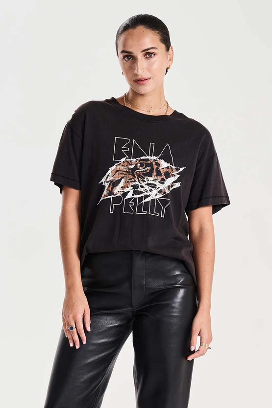 Ena Pelly Tigers Eye Tee - Washed Black
