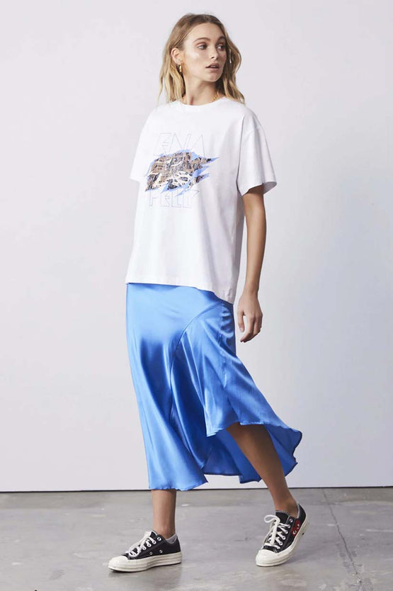Ena Pelly Tigers Eye Tee - White