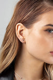 Stolen Girlfriends Club Tiny Stolen Star Earrings - Silver