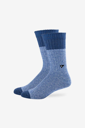 Arvin Goods Casual Twisted Socks - Blue Mix