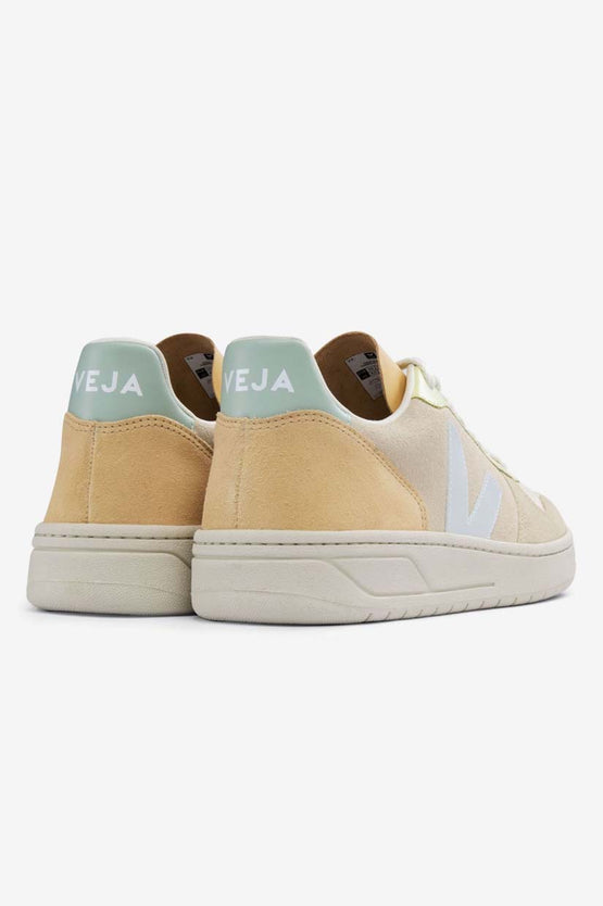 Veja V-10 Suede - Sable Menthol Multico
