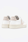 Veja V-12 Leather - White Sable