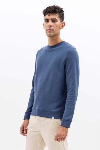 Norse Projects Vagn Classic Crew - Calcite Blue