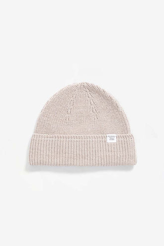 Norse Projects Watch Cap Wool/Cotton - Light Khaki